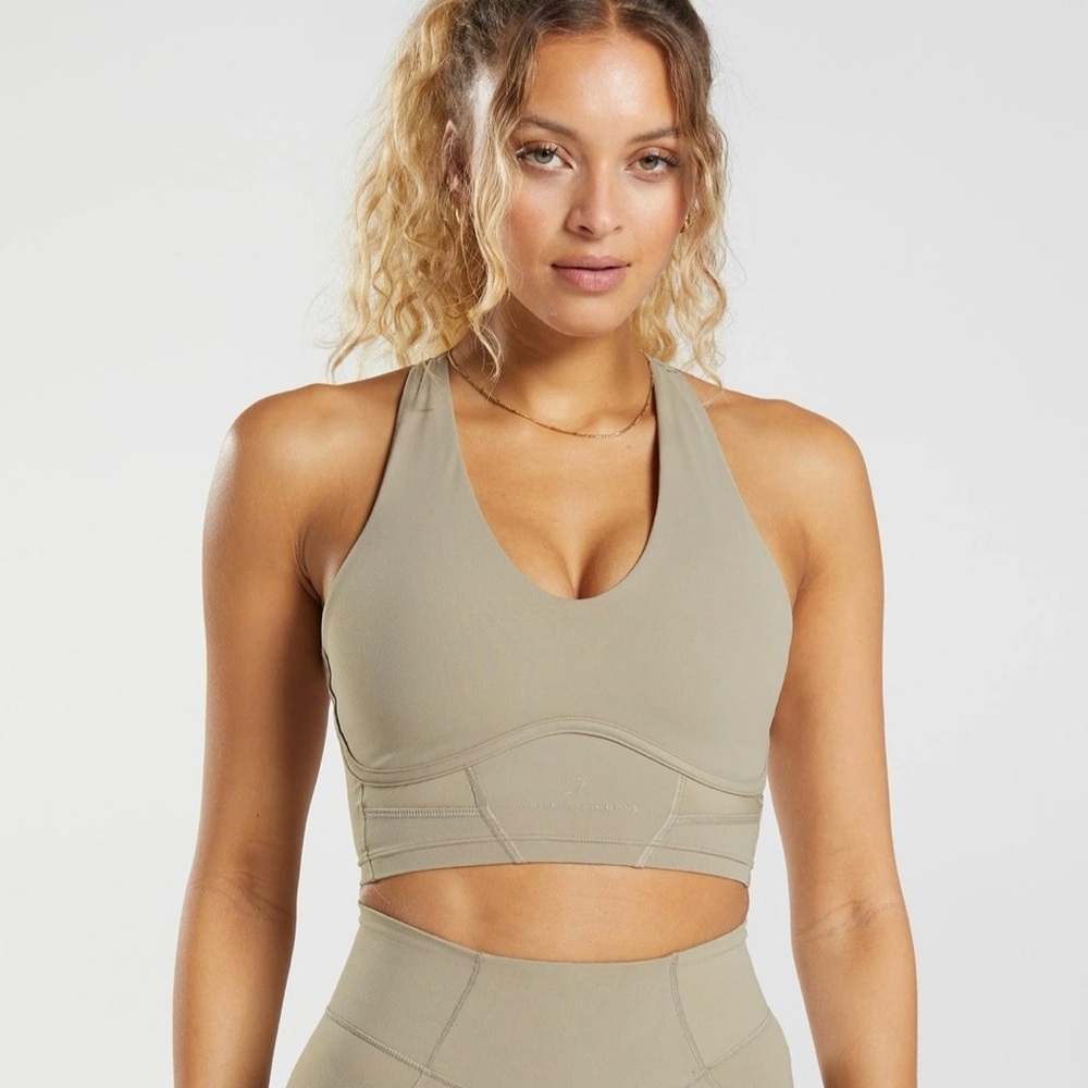 Gymshark Whitney Cement Brown set Small